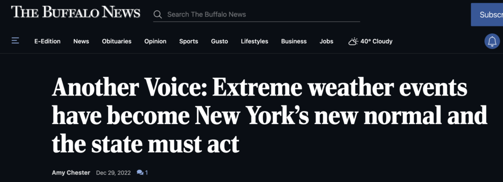 Another Voice: Extreme weather events have become New York’s new normal and the state must act