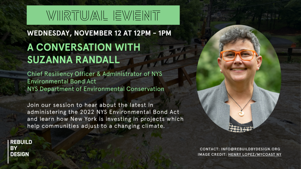 A Conversation with Suzanna Randall, Chief Resiliency Officer, NYS DEC