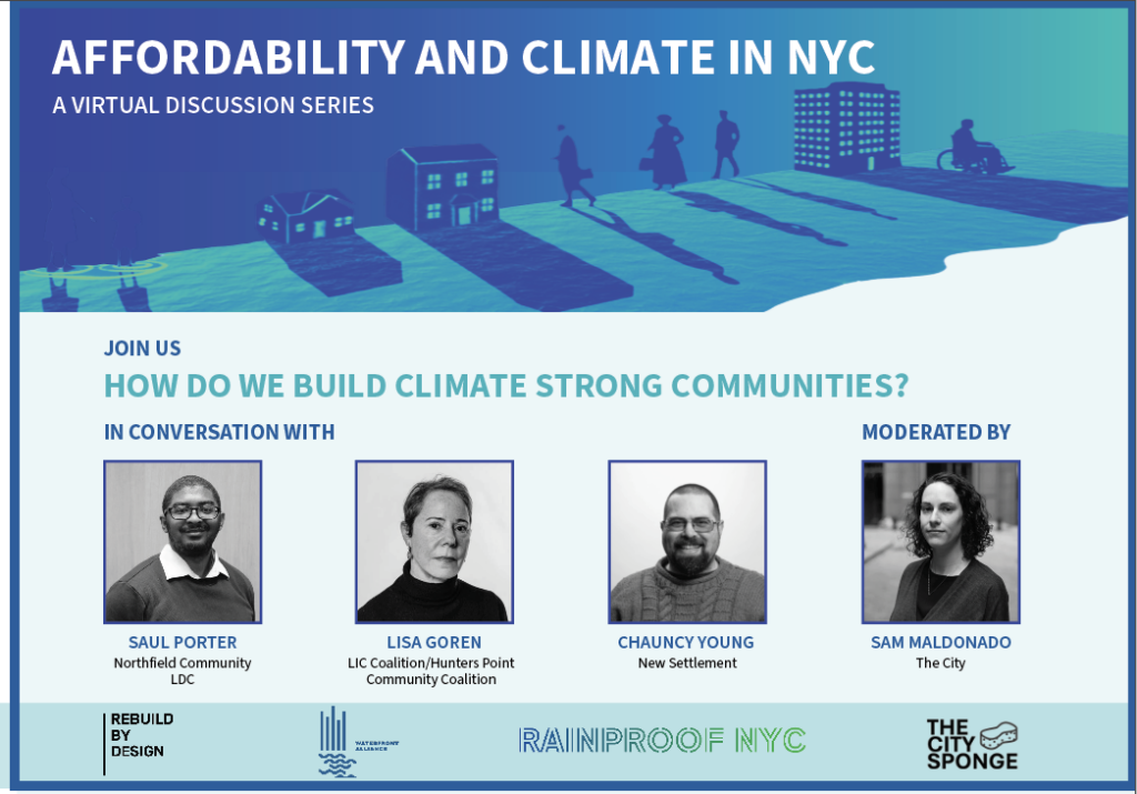 How do we Build Climate Strong Communities? Affordability and Climate in NYC Series