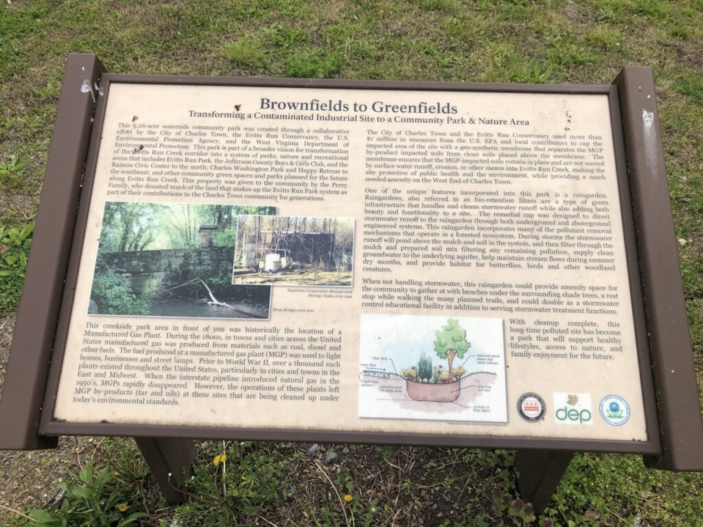 Evitts Run Green Infrastructure Park