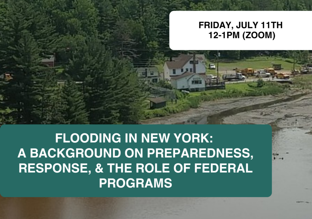 Flooding in New York: A Background on Preparedness, Response and the Role of Federal Programs