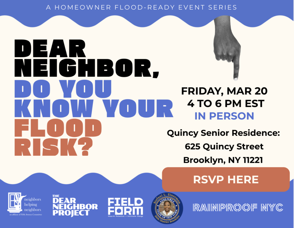 In-Person | Dear Neighbor, Do You Know Your Flood Risk?