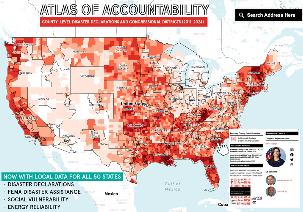 Atlas of Accountability: County-Level Federal Disaster Declarations (2011-2024)